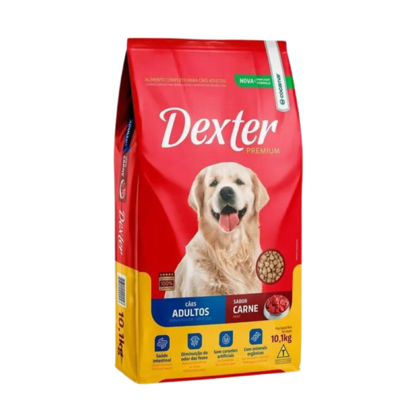 Ração Dexter Premium para Cães Adultos Sabor Carne